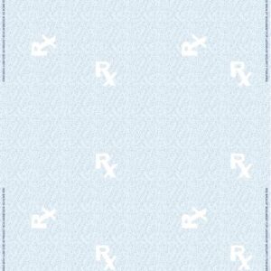 RX Prescription Paper Centurion Secure Full Sheet, 8-1/2 X 11 Inch