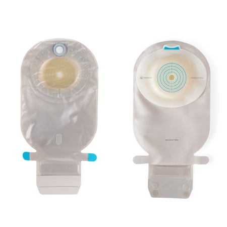 Ostomy Pouch SenSura Mio Convex One-Piece System 11 Inch Length, Maxi Convex Light, Pre-Cut 13/16 Inch Stoma Drainable