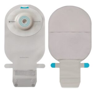Ostomy Pouch SenSura Mio Convex One-Piece System 11 Inch Length, Maxi Deep Convex, Pre-Cut 13/16 Inch Stoma Drainable