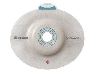 Ostomy Barrier SenSura Mio Click Precut, Extended Wear Elastic Adhesive 70 mm Flange Yellow Code System 1-5/8 Inch Opening