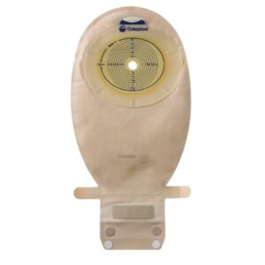 Ostomy Pouch SenSura Xpro One-Piece System 11-1/2 Inch Length, Maxi Flat, Pre-Cut 1-3/16 Inch Stoma Drainable