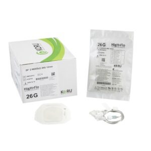 Sub-Q Infusion Set HIgH-Flo2 2 X 26 Gauge 12 mm 20 Inch Tubing Without Port