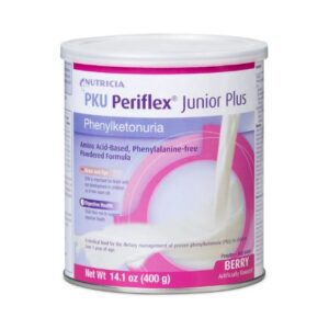 Pediatric Oral Supplement PKU Periflex Junior Plus Berry Flavor 14.1 oz. Can Powder Phenylalanine-free Phenylketonuria (PKU)