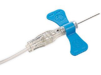 BD Vacutainer UltraTouch Push Button Blood Collection Set 23 Gauge 3/4 Inch Needle Length Safety Needle 12 Inch Tubing Sterile