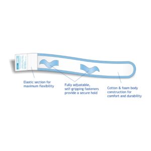 Leg Bag Strap Urocare 9 to 13 Inch Long, X-Small, 2 Inch Wide, Fabric, Hook and Loop Closure