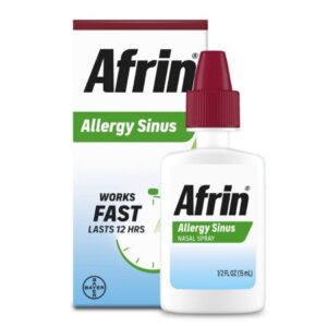 Sinus Relief Afrin Allergy Sinus 0.05% Strength Nasal Spray 15 mL