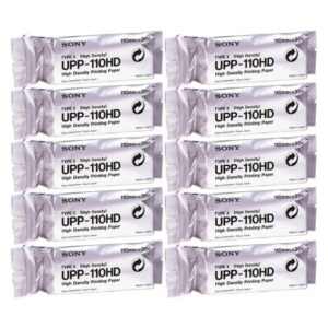 Ultrasound Video Paper Sony Roll Black and White High Density Without Grid