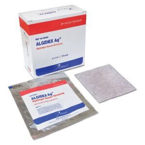 Hydrogel Wound Dressing with Silver Algidex AG + Gauze Sheet 4 X 4 Inch Sterile