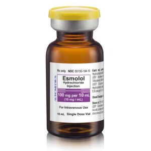 Esmolol HCl 10 mg / mL Injection 10 mL
