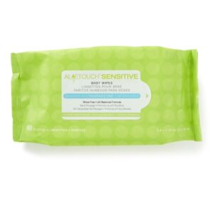 Baby Wipe Aloetouch Soft Pack Unscented 80 Count