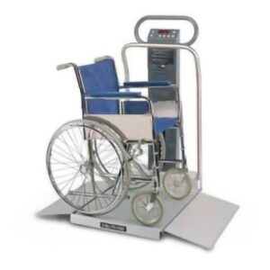 Wheelchair Scale Digital Display 880 lbs. / 400 kg Capacity Battery Operated