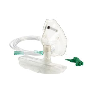 3-in-1 Mask Portex First Breath Elongated Style Adult One Size Fits Most Adjustable Head Strap