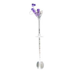 Gastrostomy Feeding Tube Vesco Medical 18 Fr. Silicone