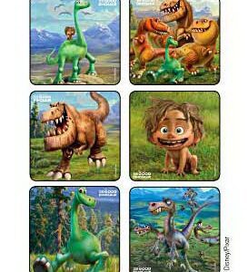 Disney 75 per Roll The Good Dinosaur Sticker 2-1/2 Inch