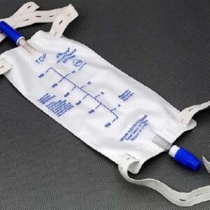 Urinary Leg Bag AMSure Anti-Reflux Valve Sterile 900 mL Vinyl
