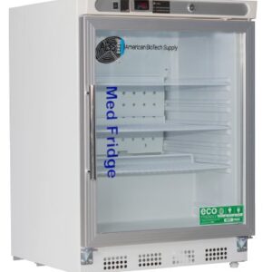 Undercounter Refrigerator ABS Pharmaceutical 4.6 cu.ft. 1 Swing Glass Door Cycle Defrost
