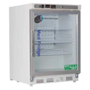 Undercounter Refrigerator ABS Pharmaceutical 4.6 cu.ft. 1 Glass Door Left Hinged Cycle Defrost