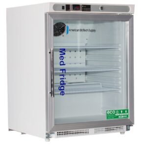 Undercounter Refrigerator ABS Pharmaceutical 4.6 cu.ft. 1 Swing Glass Door Cycle Defrost