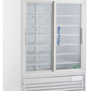 Upright Refrigerator ABS Pharmaceutical 47 cu.ft. 2 Sliding Glass Doors Cycle Defrost