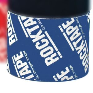 Kinesiology Tape Rock Tape Electric Blue 2 Inch X 5 Yard Cotton / Nylon NonSterile