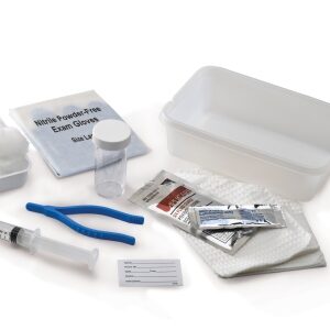 Indwelling Catheter Tray Dover Foley 16 Fr. 5 cc Balloon Latex