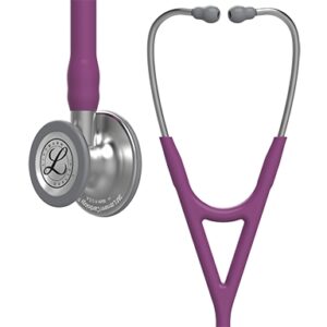 Cardiology Stethoscope 3M Littmann Cardiology IV Purple 1-Tube 22 Inch Tube Convertible Chestpiece