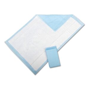 Disposable Underpad Protection Plus 23 X 36 Inch Fluff / Polymer Light Absorbency
