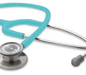 Clinician Stethoscope Adscope 608 Turquoise 1-Tube 22 Inch Tube Convertible Chestpiece