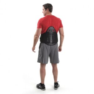 Back Brace Exos FORM II 637 Large / X-Large Hook and Loop Strap Closure 51 to 61 Inch Waist Circumference Adult