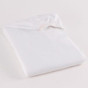 Bed Sheet Fitted 36 X 90 X 9 Inch White Reusable