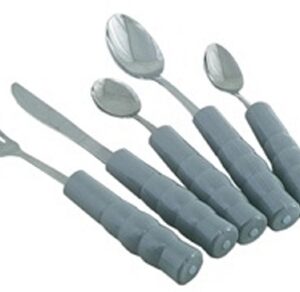 Knife Weighted Handle Flatware Weighted Gray Stainless Steel