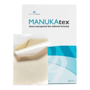 Honey Impregnated Wound Dressing MANUKAtex Rectangle 4 X 5 Inch Sterile