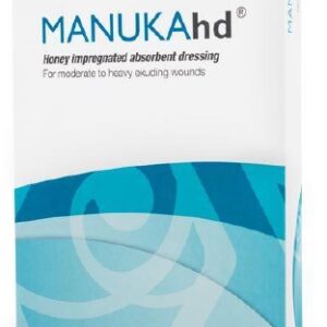 Honey Impregnated Wound Dressing MANUKAhd Rectangle 4 X 5 Inch Sterile