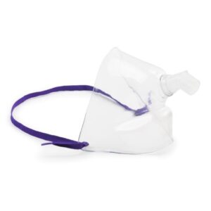 Oxygen Face Tent McKesson Face Tent Style Adult One Size Fits Most Adjustable Head Strap