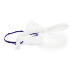 Oxygen Face Tent McKesson Face Tent Style Adult One Size Fits Most Adjustable Head Strap