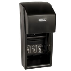 Toilet Tissue Dispenser Kimberly-Clark Professional Gray Smoke Plastic Manual Pull Double Roll Wall Mount
