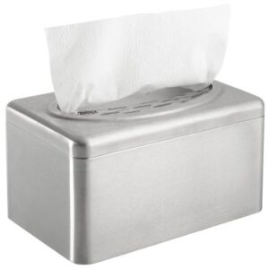 Paper Towel Dispenser K-C PROFESSIONAL Silver Stainless Steel Manual Pull 1 Box Countertop