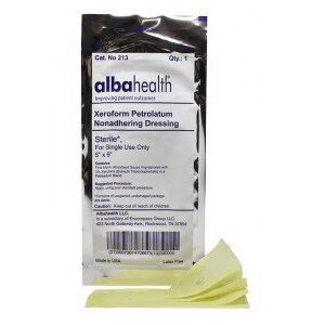 Xeroform Petrolatum Impregnated Dressing Xeroform Rectangle 5 X 9 Inch Sterile
