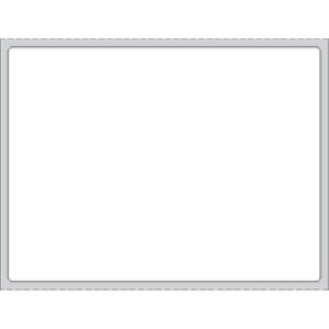 Blank Label pdc Thermal Label White Paper 3 X 4 Inch