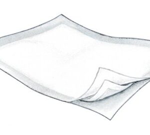 Disposable Underpad Curity Crib Liner 10 X 14 Inch Fluff Light Absorbency