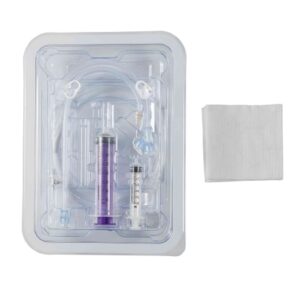 Jejunal Feeding Tube MIC-Key 14 Fr. 2.0 cm Tube Silicone Sterile