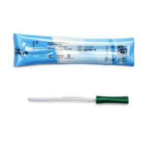 Urethral Catheter Cure Ultra Straight Tip Lubricated PVC 14 Fr. 6 Inch