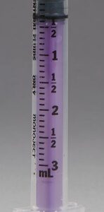 Enteral / Oral Syringe Monoject 3 mL Enfit Tip Without Safety