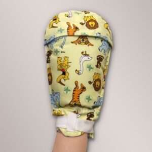 Protective Hand Mitts Child Size Hook and Loop Wrist Closure