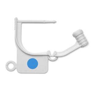 Indicator Dot Locking Tag Key Surgical White Plastic 1 Inch