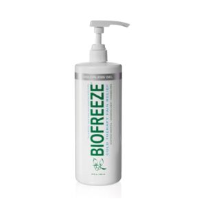 Topical Pain Relief Biofreeze Professional 5% Strength Menthol Topical Gel 32 oz.