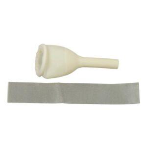 Male External Catheter Golden-Drain Foam Strap Latex Large
