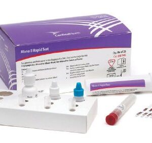 Other Infectious Disease Test Kit Cardinal Health Mono II Infectious Mononucleosis 25 Tests CLIA Waived Sample Dependent