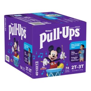 Male Toddler Training Pants Pull-Ups Size 2T to 3T Disposable Moderate Absorbency
