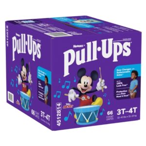 Male Toddler Training Pants Pull-Ups Size 3T to 4T Disposable Moderate Absorbency